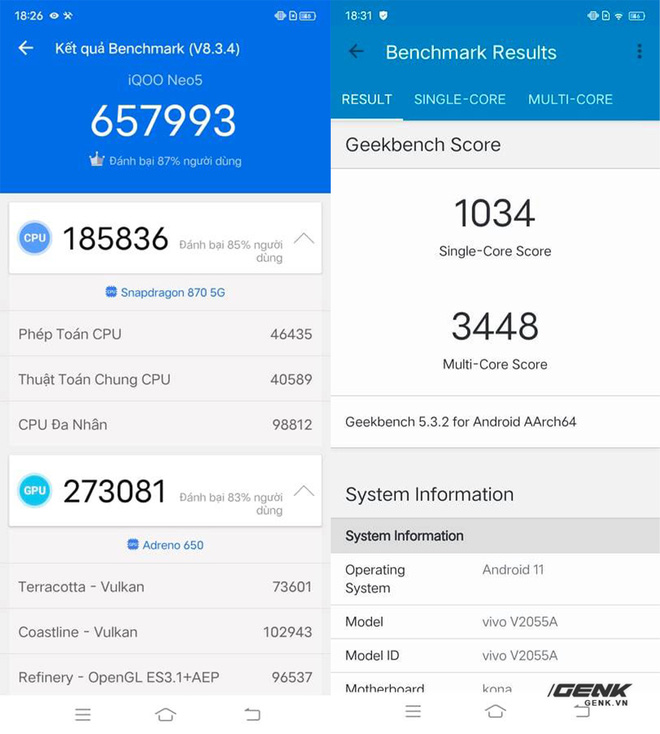 Trên tay iQOO Neo5 tại VN: Đối thủ cạnh tranh của Redmi K40, tập trung vào gaming, giá 9.9 triệu đồng - Ảnh 18. Trên tay iQOO Neo5 tại VN: Đối thủ cạnh tranh của Redmi K40, tập trung vào gaming, giá 9.9 triệu đồng - Ảnh 18.