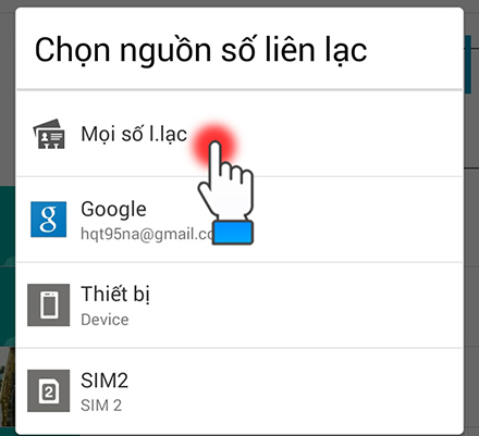 Hướng dẫn chuyển danh bạ từ Android sang iPhone