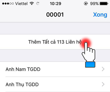 Hướng dẫn chuyển danh bạ từ Android sang iPhone