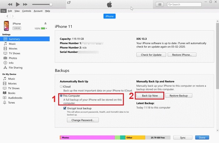 Hướng dẫn chuyển dữ liệu từ iPhone sang iPhone