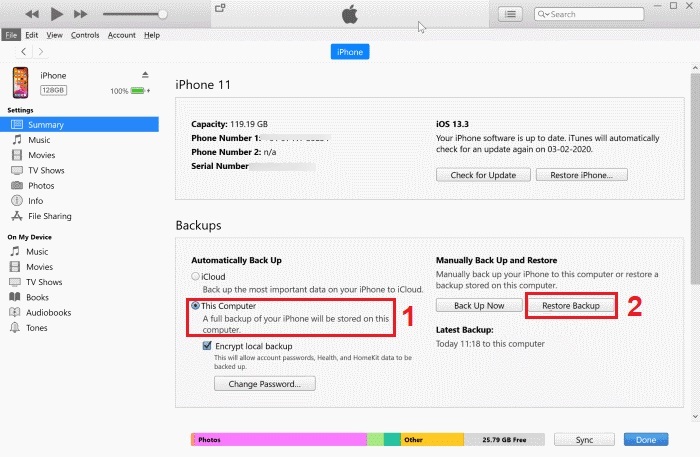 Hướng dẫn chuyển dữ liệu từ iPhone sang iPhone