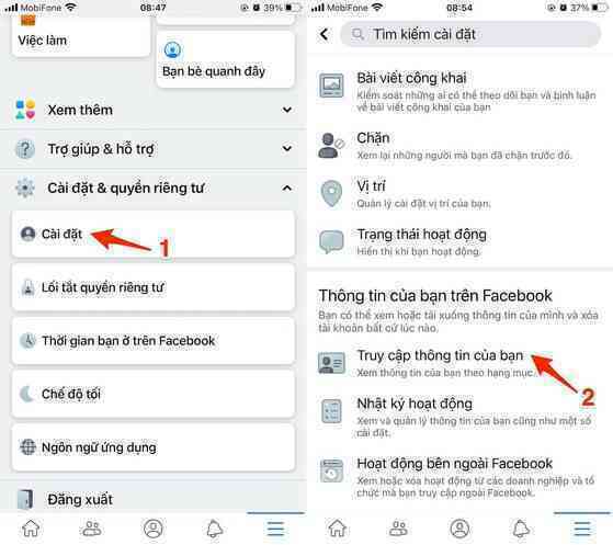 Cách tải toàn bộ hình ảnh trên Facebook về iPhone