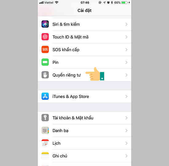 Hướng dẫn tắt định vị trên iPhone