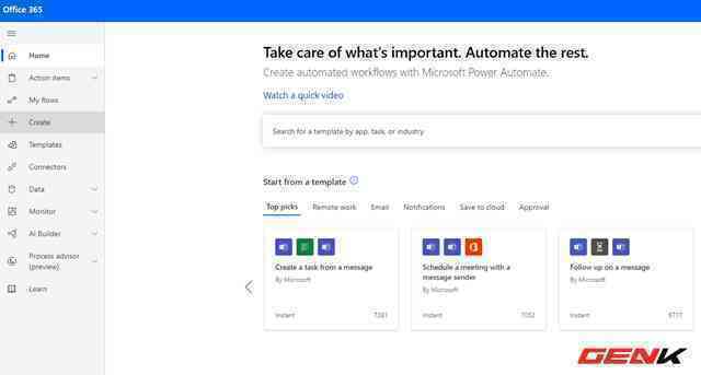 Tự động hóa các tác vụ thường ngày với Microsoft Power Automate - Ảnh 12. Tự động hóa các tác vụ thường ngày với Microsoft Power Automate - Ảnh 12.