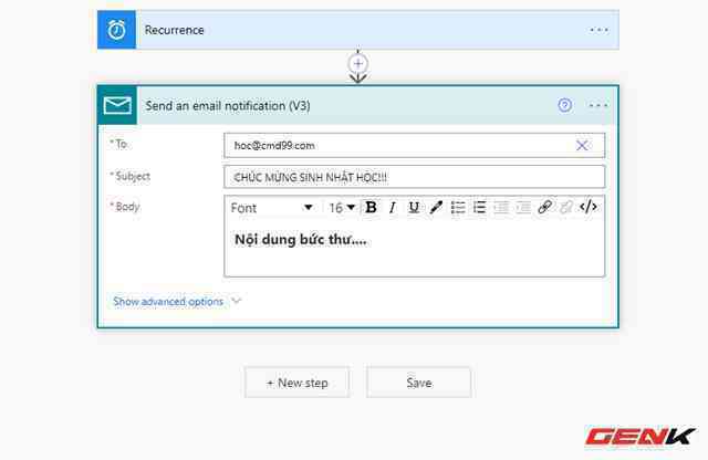 Tự động hóa các tác vụ thường ngày với Microsoft Power Automate - Ảnh 16. Tự động hóa các tác vụ thường ngày với Microsoft Power Automate - Ảnh 16.