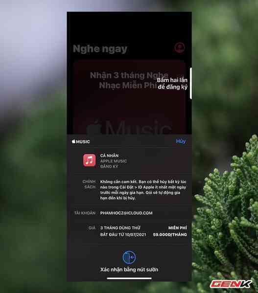 Cách đăng ký nhận 3 tháng dùng thử miễn phí Apple Music trên iPhone - Ảnh 4. Cách đăng ký nhận 3 tháng dùng thử miễn phí Apple Music trên iPhone - Ảnh 4.