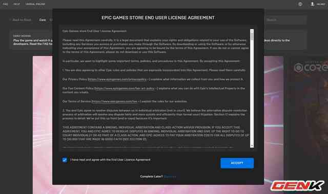 Cách cài đặt Core, vũ trụ game đa chức năng mới của Epic - Ảnh 4. Cách cài đặt Core, vũ trụ game đa chức năng mới của Epic - Ảnh 4.
