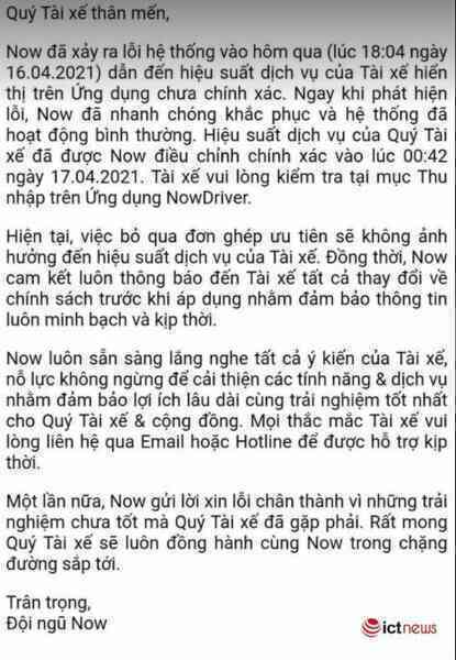 Shipper phản ứng mạnh, Now điều chỉnh chính sách ghép đơn?