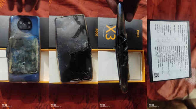 POCO X3 phát nổ khi đang sạc, Xiaomi chối bỏ trách nhiệm