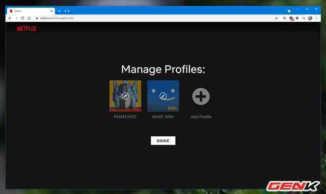 Cách cấu hình và khởi tạo tài khoản Netflix dành cho trẻ nhỏ - Ảnh 5. Cách cấu hình và khởi tạo tài khoản Netflix dành cho trẻ nhỏ - Ảnh 5.