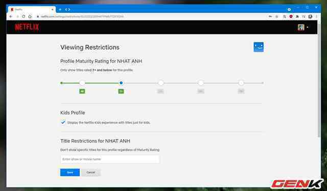 Cách cấu hình và khởi tạo tài khoản Netflix dành cho trẻ nhỏ - Ảnh 8. Cách cấu hình và khởi tạo tài khoản Netflix dành cho trẻ nhỏ - Ảnh 8.