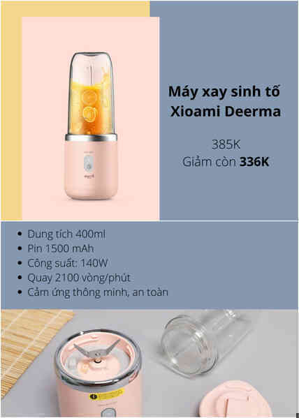 5 chiếc máy xay sinh tố cầm tay ngon - bổ - rẻ được săn đón nhất Shopee, có loại chưa tới 50K! - Ảnh 5. 5 chiếc máy xay sinh tố cầm tay ngon - bổ - rẻ được săn đón nhất Shopee, có loại chưa tới 50K! - Ảnh 5.