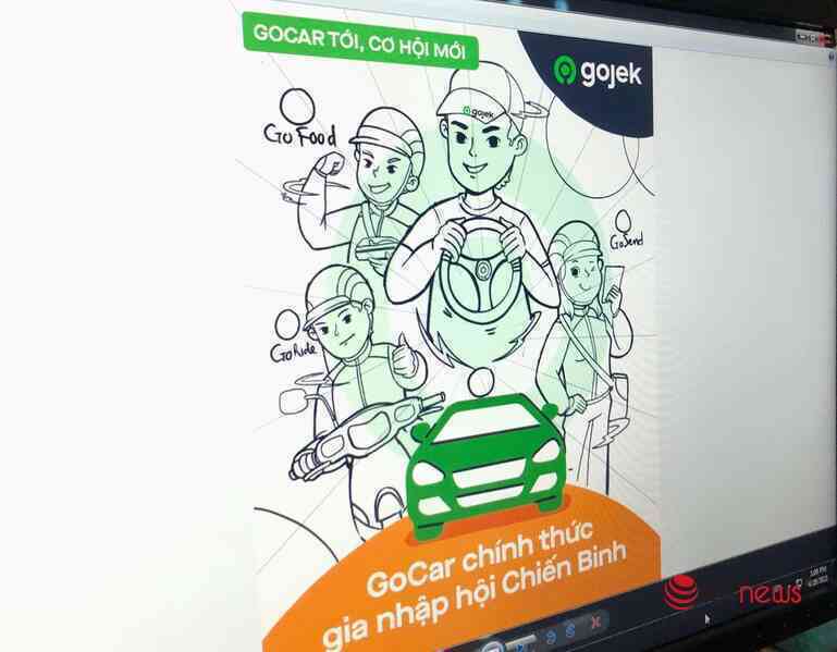 Gojek tuyển tài xế ô tô, sắp tung ra dịch vụ GoCar đấu Grab và be