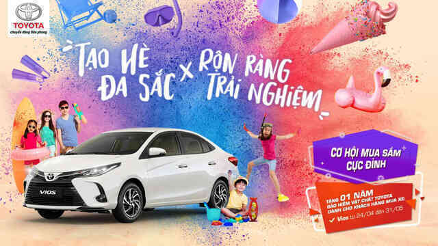 Rinh ngay gói bảo hiểm vật chất lên đến 11,3 triệu đồng với Vios 2021 trong tháng 5 này