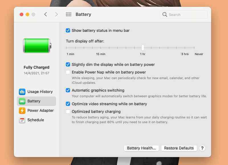 Tiết kiệm pin cho MacBook ảnh 3 Tiet kiem pin cho MacBook anh 3