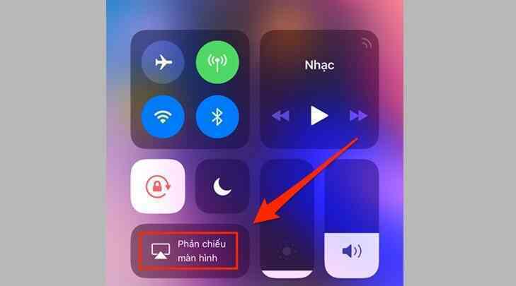 Cách phản chiếu màn hình iPhone lên tivi Sony