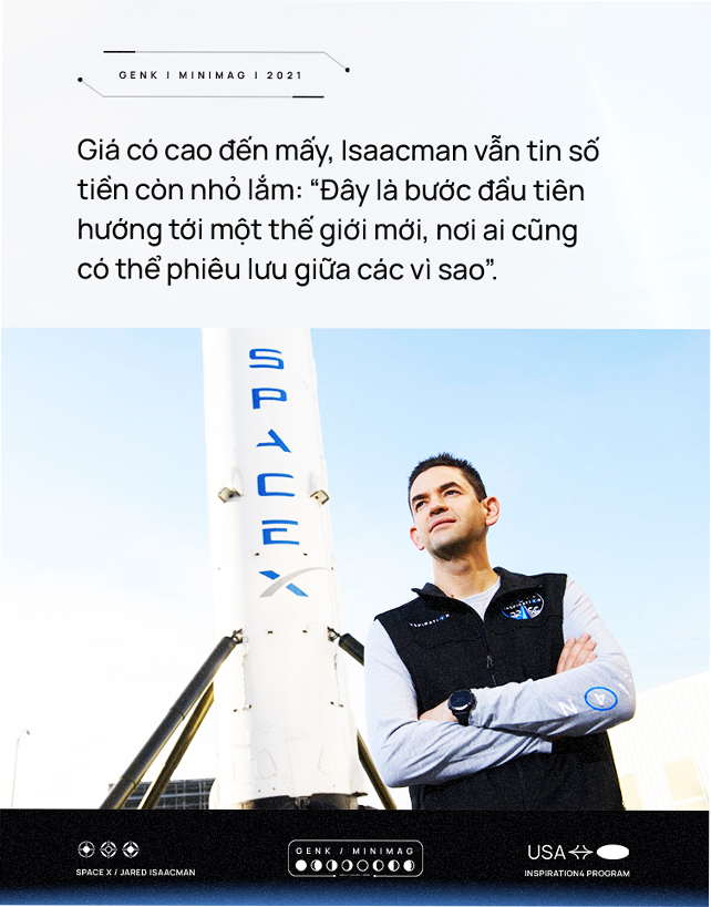 Vị tỷ phú chỉ huy nhóm phi hành gia dân dụng đầu tiên của nhân loại: bỏ học để lập nghiệp, "bỏ việc" để học lái máy bay, được Elon Musk ca ngợi