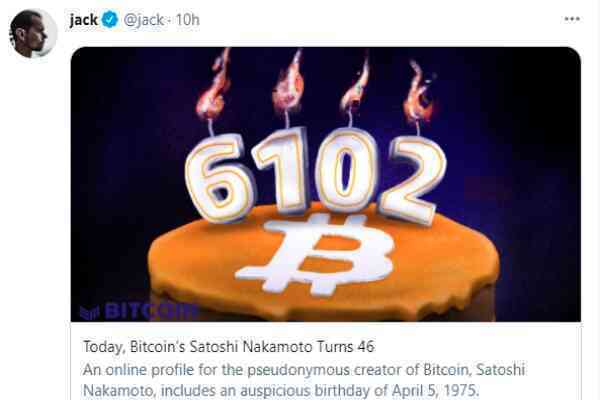 Động thái lạ của CEO Twitter trong ngày sinh nhật “cha đẻ Bitcoin”