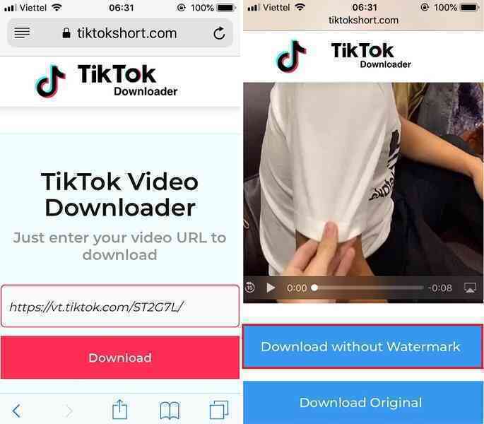 Hướng dẫn tải video TikTok không logo về iPhone