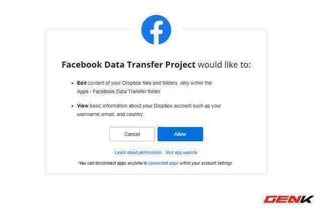 Facebook cung cấp chức năng chuyển dữ liệu bài đăng và ghi chú sang dịch vụ của bên thứ ba - Ảnh 8. Facebook cung cấp chức năng chuyển dữ liệu bài đăng và ghi chú sang dịch vụ của bên thứ ba - Ảnh 8.