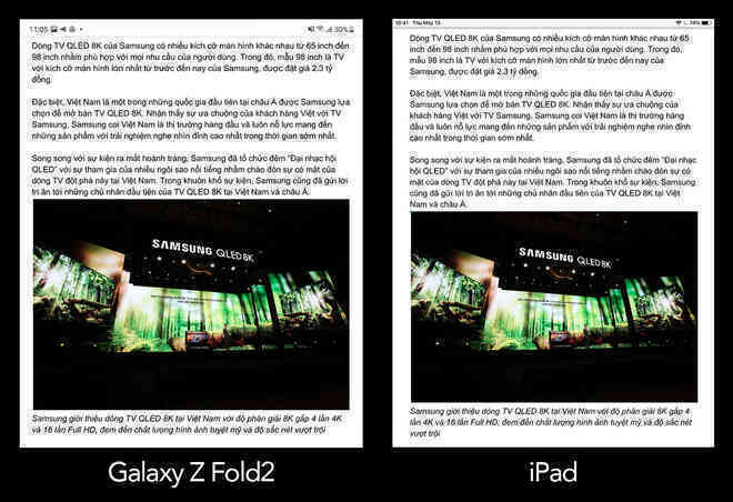 Galaxy Z Fold2 liệu có đủ sức thay thế iPad trong công việc? - Ảnh 4. Galaxy Z Fold2 liệu có đủ sức thay thế iPad trong công việc? - Ảnh 4.