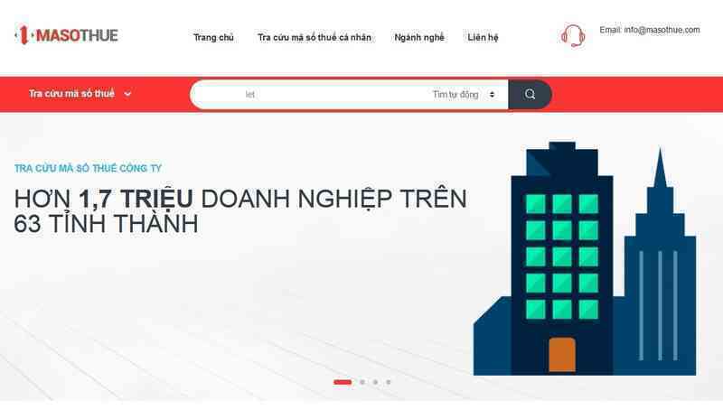 Hướng dẫn tra cứu mã số thuế doanh nghiệp