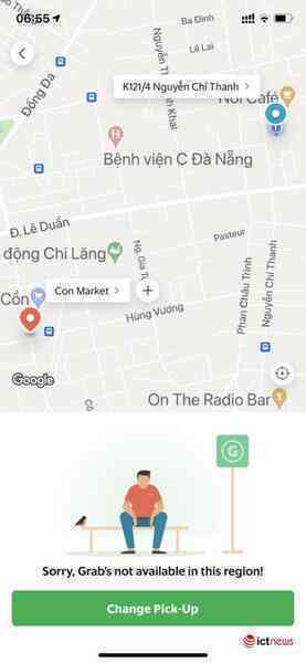 Ứng dụng gọi xe tắt toàn bộ hoạt động tại Đà Nẵng, tài xế được yêu cầu đi xét nghiệm Covid-19