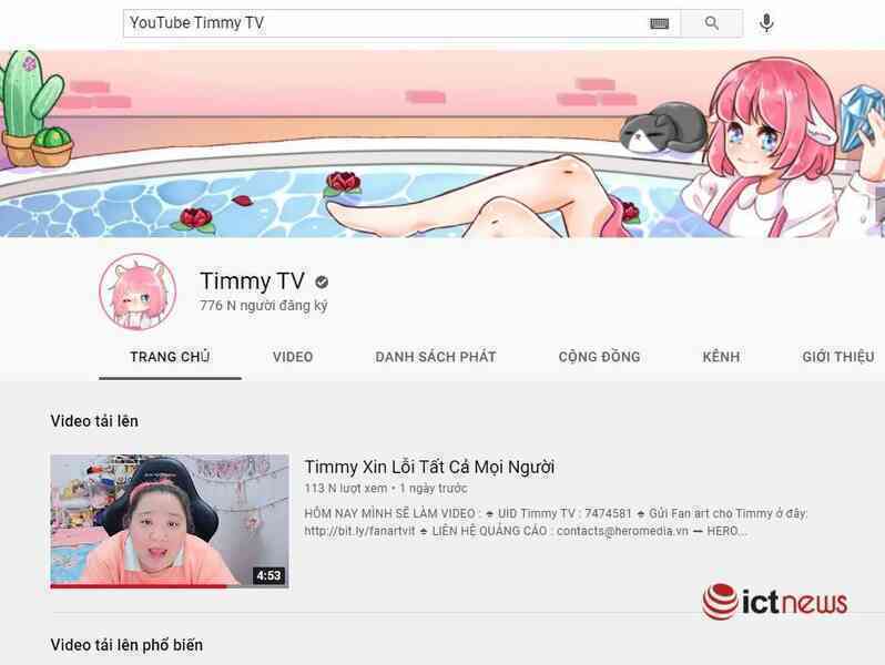 TimmyTV ẩn toàn bộ nội dung độc hại, đăng video xin lỗi để “tránh bão”
