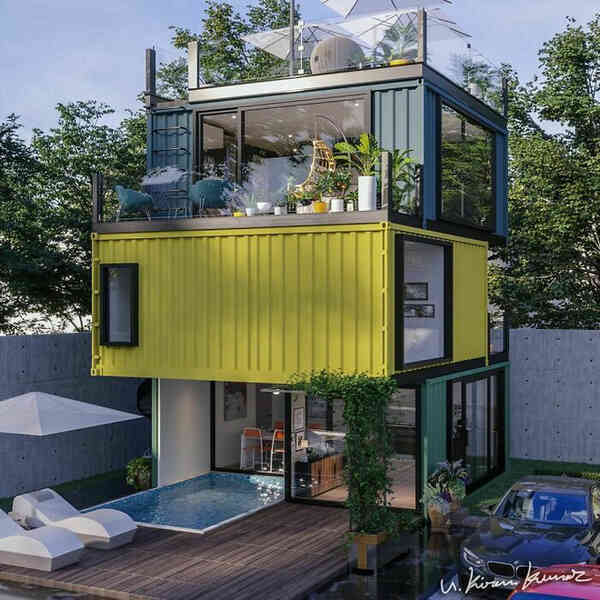 30 kiểu thiết kế nhà container đẹp tuyệt vời nhìn là thích mê - Ảnh 18. 30 kiểu thiết kế nhà container đẹp tuyệt vời nhìn là thích mê - Ảnh 18.