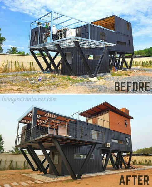 30 kiểu thiết kế nhà container đẹp tuyệt vời nhìn là thích mê - Ảnh 30. 30 kiểu thiết kế nhà container đẹp tuyệt vời nhìn là thích mê - Ảnh 30.
