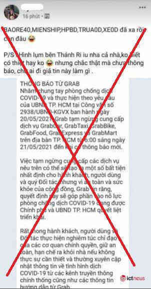 Hàng chục nghìn tài xế công nghệ tại TP.HCM hoang mang vì tin giả dừng hoạt động do Covid-19
