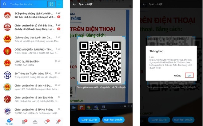 Hướng dẫn khai báo y tế bằng mã QR Code