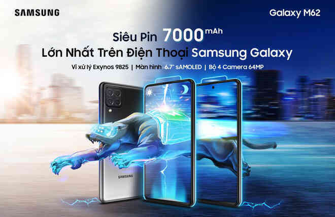 Samsung ra mắt smartphone có pin khủng 7000mAh tại VN, giá 9.99 triệu