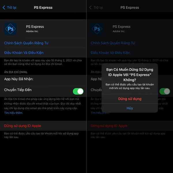 Hướng dẫn kiểm soát ứng dụng truy cập Apple ID