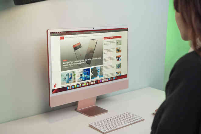 Cận cảnh iMac 24 M1 sắp bán tại Việt Nam, giá từ 34 triệu đồng - Ảnh 11. Cận cảnh iMac 24 M1 sắp bán tại Việt Nam, giá từ 34 triệu đồng - Ảnh 11.