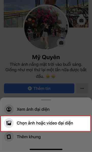 Hướng dẫn đặt video làm hình đại diện Facebook