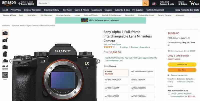 Đặt mua máy ảnh Sony trên Internet ảnh 2 Dat mua may anh Sony tren Internet anh 2