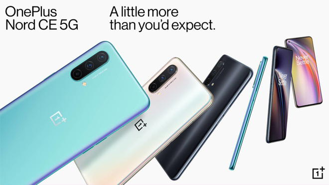 OnePlus Nord CE 5G chính thức ra mắt: Chip Snapdragon 750G, RAM tối đa 12GB, 3 camera sau, pin 4.500 mAh, giá từ 8,3 triệu đồng