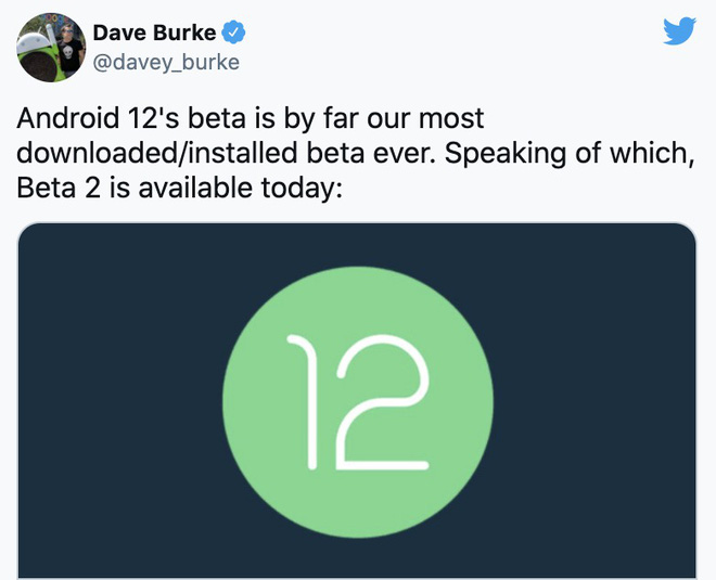 Dù chỉ mới ở bản beta, nhưng Android 12 đã phá vỡ kỷ lục cài đặt từ trước đến nay - Ảnh 1. Dù chỉ mới ở bản beta, nhưng Android 12 đã phá vỡ kỷ lục cài đặt từ trước đến nay - Ảnh 1.