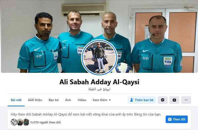 Dân mạng Việt đua nhau làm giả trang Facebook trọng tài chính người Iraq - 3 Dân mạng Việt đua nhau làm giả trang Facebook trọng tài chính người Iraq - 3