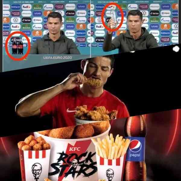 Ronaldo thích uống nước lọc và loạt ảnh hài hước mùa Euro 2020