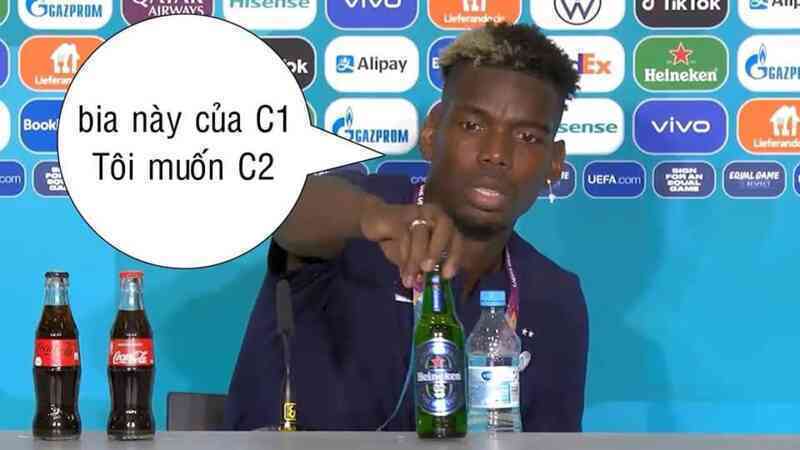 Ronaldo thích uống nước lọc và loạt ảnh hài hước mùa Euro 2020