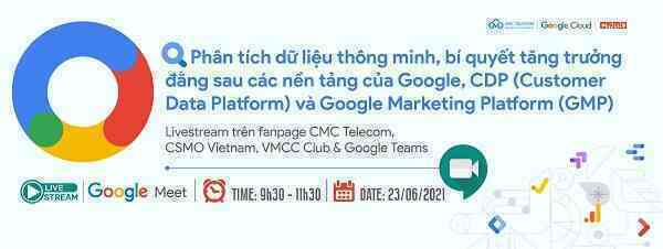 Sắp diễn ra Hội thảo trực tuyến đầu tiên về nền tảng Marketing của Google