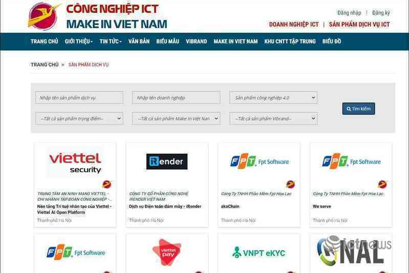 Công bố hệ thống cơ sở dữ liệu công nghiệp ICT Make in Vietnam