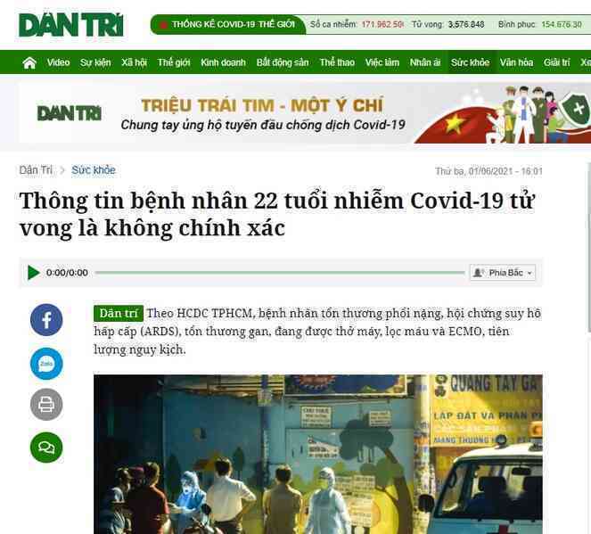 Đề nghị xử lý việc đưa thông tin sai liên quan Covid-19