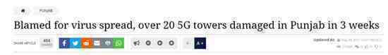 Tin lời đồn "5G phát tán virus Covid-19", người dân Ấn Độ phá hủy 20 tháp phát sóng