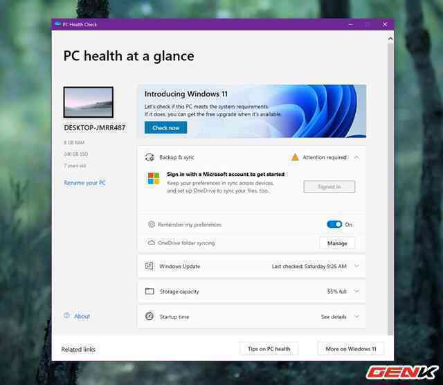 Cách kiểm tra xem máy tính của mình có đủ khả năng cài đặt Windows 11 hay không - Ảnh 6. Cách kiểm tra xem máy tính của mình có đủ khả năng cài đặt Windows 11 hay không - Ảnh 6.