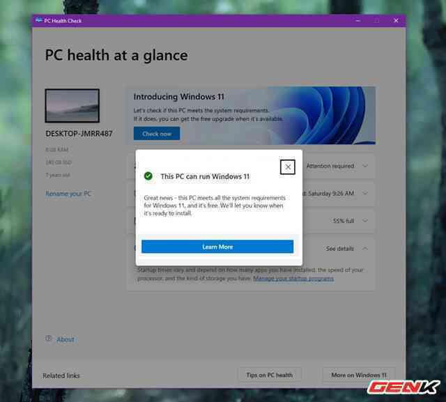 Cách kiểm tra xem máy tính của mình có đủ khả năng cài đặt Windows 11 hay không - Ảnh 8. Cách kiểm tra xem máy tính của mình có đủ khả năng cài đặt Windows 11 hay không - Ảnh 8.