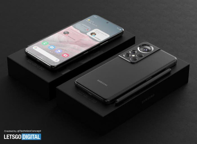 Đây có thể là thiết kế của Samsung Galaxy S22 Ultra - Ảnh 3. Đây có thể là thiết kế của Samsung Galaxy S22 Ultra - Ảnh 3.