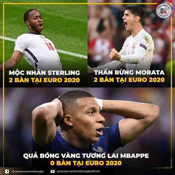 Ronaldo rủ Mbappe về nước và loạt ảnh hài hước vòng 1/16 Euro 2020 lan truyền trên mạng